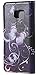 Note 5 Case,Samsung Galaxy Note 5 Case, Welity Purple Butterfly Premium PU Leather Flip Kickstand Folio Book Style Wallet Protective Skin Pouch Phone Case for Samsung Galaxy Note 5