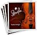 Stravilio Bronze Violin Strings Full Set (G-D-A-E) - Violin String with Ball Ends, Compatible with Violin Sizes 1/2 and 1/4, Perfect for Kids