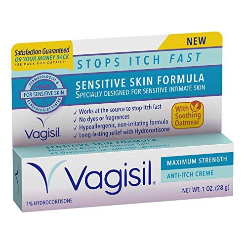 Vagisil Maximum Strength Feminine AntiItch Cream for Women, Sensitive