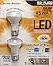 Feit 8 Watt R20 LED Dimmable Flood Light Bulbs 2-Pack (equiv to 45 watts)