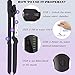 Steam Hair Straightener Flat Iron Professional Ceramic Tourmaline 2-in-1 Straightening Iron, Adjustable 300-450F Salon Vapor Styler, 110-220V Dual Voltage