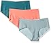 Under Armour Women's Pure Stretch Hipster 3 Pack Print, After Burn, Large
