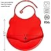 Pack of 4 Silicone Baby Bibs - RAINBOW Collection! Baby Bibs - Best Baby Shower Gift, Bibs for Baby Boys & Girls, Newborns Gift- 100% Food Grade Silicone Bibs, Waterproof Bibs, Dishwasher Safe Tested