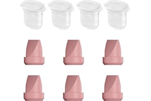 6pcs Duckbill Valve and 4pcs Diaphragm Compatible with Momcozy M6 Mobile Style, M6 Breast Pump Replacement Accessories, Not M