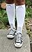 Mojo Compression Socks 20-30 mmHg Graduated Compression Stockings - Unisex, White, XL
