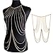 EagleUS Women Lady Tassel Crossover Harness Bikini Belly Body Chain Necklace