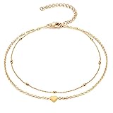 Gleamart Delicate Double Layer Alloy Beads Choker