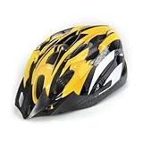 Dcolor Yellow Black Mountain Road Bicycle Bike Cycling Safety Unisex Helmet +Visor L