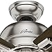 Hunter Fan Company, 52230, 44 inch Donegan Brushed Nickel Ceiling Fan with LED Light Kit and Pull Chain