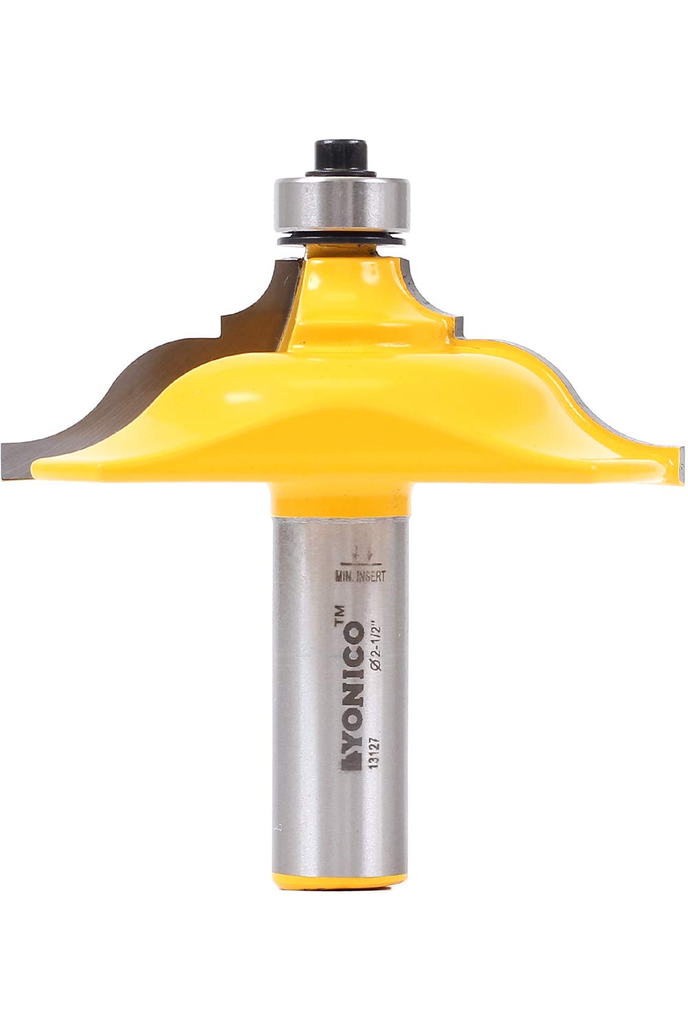 Yonico 13127 - Table Edge Router Bit, Ogee & Cove - Diameter: 2-1/2", Cutting Depth: 1" - 1/2" Shank