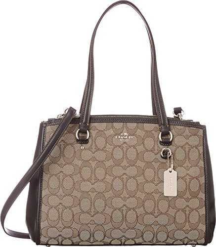 Coach women s signature stanton 29 carryall li/khaki/brown one si…