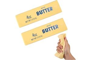 Giant Butter Squishy – Jumbo Squishy Butter Stick, Large & Mini Squeezy Butter Toy, 14oz Stress Relief Slow Rising Fun (2pcs*