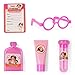 AMOSTING Doctor Kit Pretend & Play Medical Toys Set with Carry Case for Kids & Girls – 10Pcs Pink