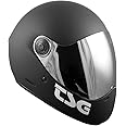 TSG - Pass Pro Full-face Helmet w/Two Visors | Performance Helmet for Downhill Skateboarding, E-Skating, E-Onewheeling, Longboarding | Compact, Aerodynamic | Scratch Proof Visor, Nose Ports, Anti Fog