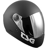 TSG - Pass Pro Full-face Helmet w/Two Visors | Performance Helmet for Downhill Skateboarding, E-Skating, E-Onewheeling, Longboarding | Compact, Aerodynamic | Scratch Proof Visor, Nose Ports, Anti Fog