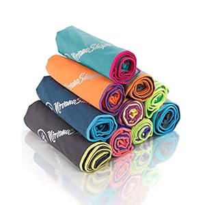 NirvanaShape ® Microfiber Handdoek | 100% CO2-neutraal Transport | De Milieubewuste Handdoek voor Reizen, Strand, Yoga…