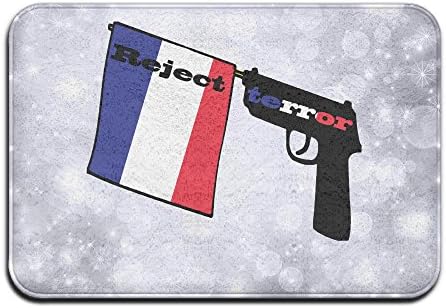 LFISH3 Reject Terror Beauty Non Slip Door Mat 40*60