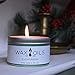 Wax and Oils Soy Wax Aromatherapy Scented Candles (Evergreen) 8 Ounces. Single