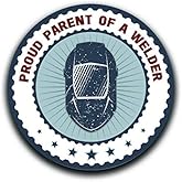 Proud Parent of A Welder Decal Sticker Car Truck Van Bumper Window Laptop Cup Wall - Two 5 Inch Decals - MKS0333