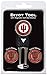 Team Golf NCAA Indiana Hoosiers Divot Tool Pack With 3 Golf Ball Markers Divot Tool with 3 Golf Ball Markers Pack, Markers are Removable Magnetic Double-Sided Enamel