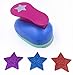 TECH-P® Creative Life 2-Inch Hand Press Album Cards Paper Craft Punch,Card Scrapbooking Engraving Kid Cut DIY Handmade Hole Puncher.-Star