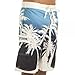 Corona Palm Men's Blue Boardshorts - LARGE Corona