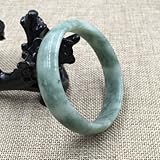 63mm Chinese Beautiful Genuine Natural Green Jade