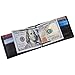 Kinzd Mens Slim Bifold Leather Front Pocket Wallet RFID Money Clip USD Version