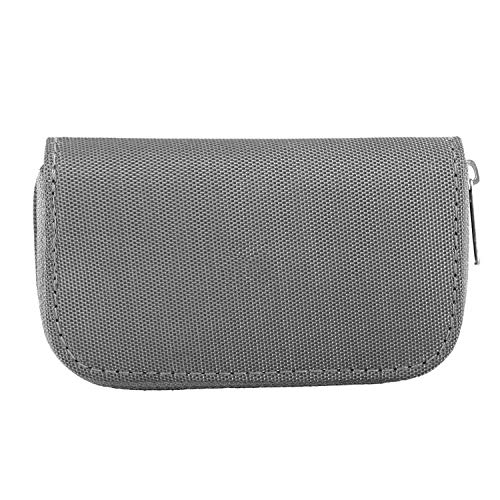 Emoly Memory Card Carrying Case - Suitable for SDHC and SD Cards - 8 Pages and 22 Slots -Gray, CCKB-03
