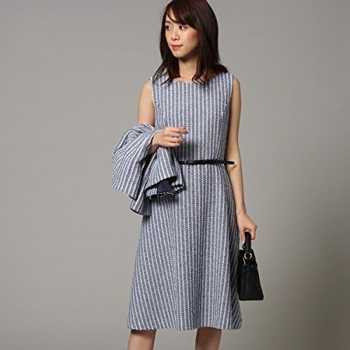 Amazon アンタイトル Untitled ループヤーンベルテッドワンピース ネイビー 493 03 L ワンピース チュニック 通販