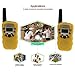 Zomei T388 2Pcs Mini Walkie Talkie 3-5KM Range 22-Channel FRS/GMRS UHF Two-Way Radios Coloful Walkie-Talkie For Kids(Yellow)
