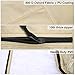 RVMasking 800D Fairway 4-Sided 2-Person Golf Cart Enclosure Custom Fit Club Car Precedent 2000-2019, Seat Cover Include