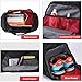 Swiss Ruigor 6407 Water Resistant Carry On Travel Duffel Bag and Gym Sports Bag with Shoes Compartment - 8.5 Gallons - 32 Liters
