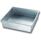 USA Pan Bakeware Nonstick Square Cake Pan, 9 Inch, Aluminized Steel