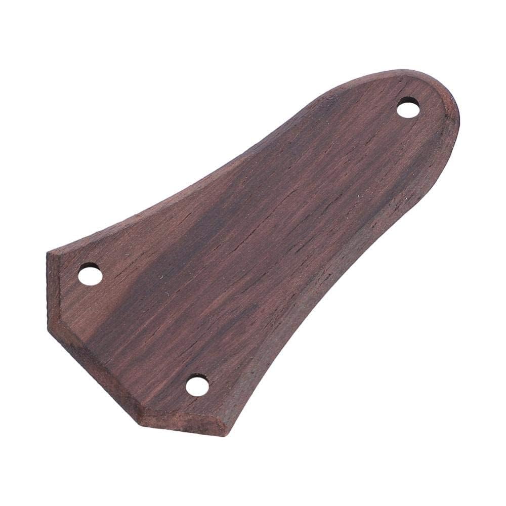 Vbest life Guitar Truss Rod Cover, 3 Holes Rosewood Truss Rod Cover for Guitar Parts Accessory
