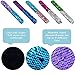 Mermaid Slap Bracelet 5 Pack for Birthday Party Favors Christmas Gifts, Two-color Decorative Reversible Charm Magic Sequins Flip Wristband Bracelet for Kids,Girls,Boys,Women