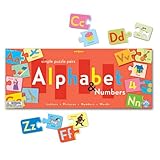 eeBoo Puzzle Pairs: Alphabet & Numbers (72 pc)