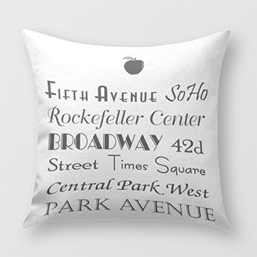 Amazon Com Mydesigner Famous Streets Of New York City Throw