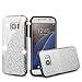 MEKO Galaxy S7 Case,Shiny Sparkle Glitter Bling Case -Built-in Glitter Soft Gel Flexible Firm Rubber Case [Scratch Resistant] for Samsung Galaxy S7- (Silver)