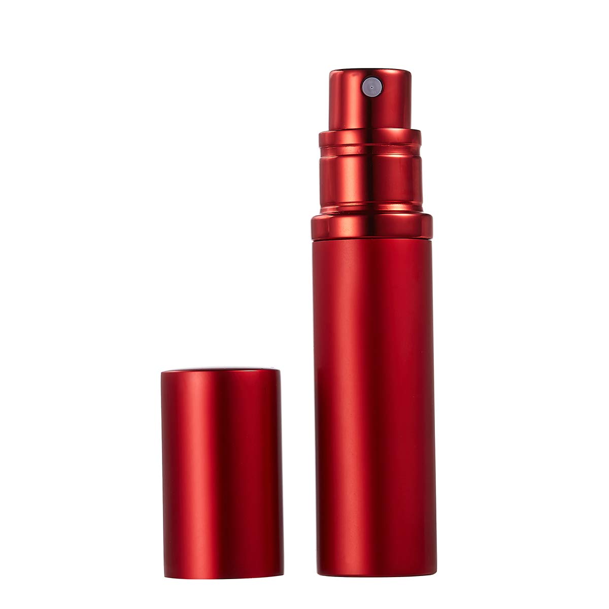 AsaNana Perfume Atomiser, Refillable & Travel Size Perfume Bottle, Leaking Proof,Bottom Pump without Funnel, Luxurious Small women and men, 5ml (Cla.-Red)