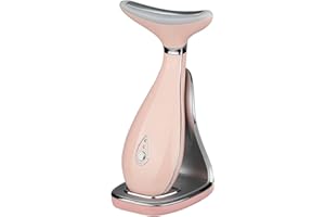 VRAIKO LILY Skin Rejuvenation Beauty Device, 3-IN-1 Neck Face Beauty Massager, At-home Facial Spa Tool and Microglow Handset 