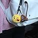 WARMBUY 2 Inch Mini Emoji Plush Key chains Set of 8