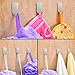 DSMY Adhensive Hooks 27 Pack, Large Adhesive Hooks 8Ib(Max) Stainless Steel Towel and Coats Hooks - Assorted Sizes