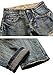 Jouica Men's Ripped Slim Fit Tapered Leg Jeans Grey-US 36