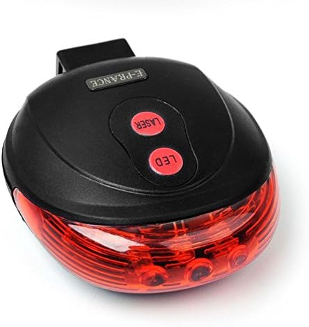 TaiChuDa Bicycle Light 7 Flash Mode 5LED 2Laser Waterproof Warning Bike Rear Lamp Bike Accessories Bycicle Bicicleta Tail Light