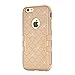 iPhone 6S Bling Case,iPhone 6 Bling Case,HKW (TM) Bling Rhinestone 3 in 1 Armor Defender Shockproof Back Case Protective Cover for Apple iPhone 6,6S 4.7 inch Diamond Case (Gold) (MA1841)