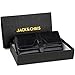 Jack&Chris Women's Luxury Wax Genuine Leather Clutch Wallet Card Holder Organizer Ladies Purse,WBXH049 (black)