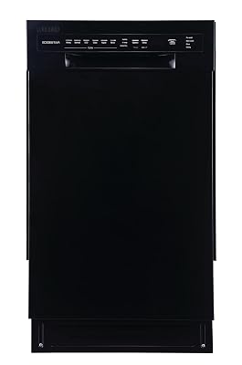 EdgeStar BIDW1802BL 18 Inch Wide 8 Place Setting Built-In Dishwasher