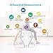 Bluetooth Body Fat Scale, TaoTronics Upgraded FDA Approved Bathroom Digital Wireless Weight Scale 12 Health Measurements, BMI Scale Body Composition Analyzer with Smart App