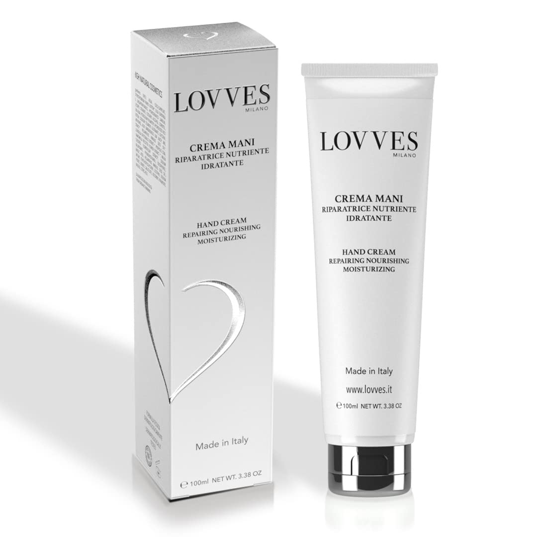 LOVVES Hand Cream, High Natural Cosmetics, Lifting Effect, Nourishing Moisturizing Repairer, Formulated as an Anti-Aging Treatment, Preserves the Young Appearance of Hands.100ml
